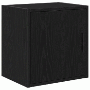 Helloshop26 - Armoire murale de garage en bois d'ingénierie 40 x 30 x 41 cm rangement pratique style moderne en noir 02_0051419 - noir Bois massif 30