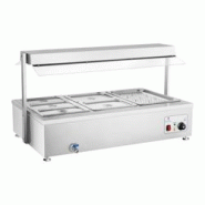 Helloshop26 - Bain marie 2900 watts 6 bacs GN - avec compartiment pour viande et robinet de vidange 14_0000562 - 3000167098985 Helloshop26 - Bain marie 2900 watts 6 bacs GN - avec compartiment pour viande et robinet de vidange 14_0000562 - 3000167098985