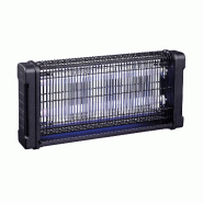 INTEC Lampe Anti Moustique 40W Néon UV Intérieur/Extérieur Piège à Insectes 150m² Grille Haute Tension Anti Mouches Insectes volants - noir 3701