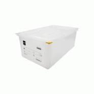 METRO PROFESSIONAL Récipient GN 1/1, 200 mm, polypropylène, avec couvercle - blanc plastique polypropylène 4067373610904 METRO PROFESSIONAL Récipient GN 1/1, 200 mm, polypropylène, avec couvercle - blanc plastique polypropylène 4067373610904