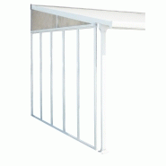 Panneau latéral pour toit terrasse 3m blanc