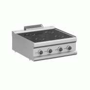 Plaque induction TOP 4 zones MAGISTRA Plus 700 MBM