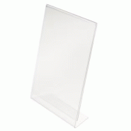 Porte feuillet incliné - Format A7, A6, 1/3 A4, A5, A4 - PMMA - Lot de 5 pièces Porte feuillet incliné - Format A7, A6, 1/3 A4, A5, A4 - PMMA - Lot de 5 pièces