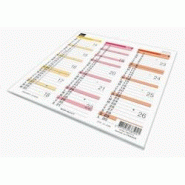 Quo Vadis - Calendrier origami - 2026 - Français - Arc en ciel - Multicolore - 12 mois de janvier à décembre - 26x13 cm - Papier Clairefontaine bla