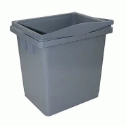 Seau 4 l gris - anse grise