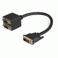StarTech Cble Répartiteur en Y DVI-D vers 2x DVI-D 30 cm