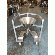 Trémie d'alimentation en acier inoxydable d'occasion - référence                        :                         c5826