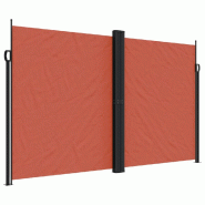 VidaXL Auvent latéral rétractable terre cuite 200x1000 cm Modèle Titan Advance Pro - 4004768