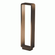 Zafferano Stola Borne Lumineuse LED d'Extérieur 11W 3000K IP65 Design Moderne en Aluminium Peint Couleur Corten pour l'Éclairage d'Allées et de Jar Zafferano Stola Borne Lumineuse LED d'Extérieur 11W 3000K IP65 Design Moderne en Aluminium Peint Couleur Corten pour l'Éclairage d'Allées et de Jar