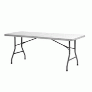 ZOWN Table pliante rectangulaire 183 x 76 cm XL180 Zown Classic - gris plastique SP-BT006X001T ZOWN Table pliante rectangulaire 183 x 76 cm XL180 Zown Classic - gris plastique SP-BT006X001T