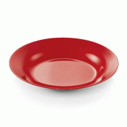 Assiette creuse mélamine Ø 20 cm rouge lot de 12 - Was Germany - rouge matière synthétique 4044925022729