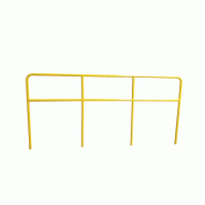 Barrière de sécurité à sceller d.40mm - acier - jaune