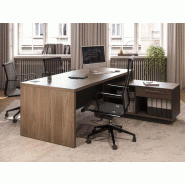 Bureau de direction Alba avec meuble de service