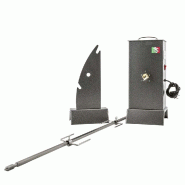 Giemme Spoleto - Tournebroche électrique professionnel avec broche carrée 100 cm, capacité jusqu’à 30 kg de viande - métal 135