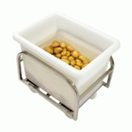 GILAC Chariot inox pour bac profond 100 L - 3701666000485 GILAC Chariot inox pour bac profond 100 L - 3701666000485