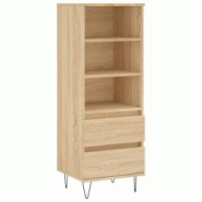 Helloshop26 - Buffet bahut commode armoire meuble de rangement organisateur cuisine salle de séjour salon haut sonoma 40 x 36 x 110 02_0034058 - 3000 Helloshop26 - Buffet bahut commode armoire meuble de rangement organisateur cuisine salle de séjour salon haut sonoma 40 x 36 x 110 02_0034058 - 3000