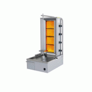 Machine à Kebab professionnelle 4 feux / DBS GASTRO - gris inox 3701645700016