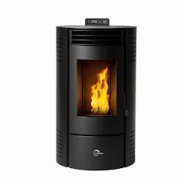 Poêle à granulés étanche Azora 11,6 kW Noir Sannover - noir acier 3760401213566 Poêle à granulés étanche Azora 11,6 kW Noir Sannover - noir acier 3760401213566