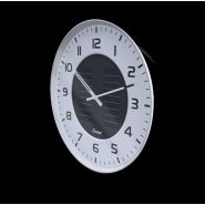 Profil 930 - Horloge analogique éco-conçue - alimentation solaire - DHF - boitier blanc - affichage heure minute - BODET