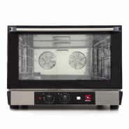 Sammic Four à convection pour snacks SX-641 Capacité 4 plaques 600x400 / GN 1/1 Contrôle électromécanique Humidificateur manuel 230/50/1 - 5120086