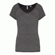 T-shirt de sport écoresponsable femme Marl Dark Grey XL 88% Polyester | 12% Elasthanne - XL 3663639104982