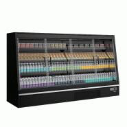 Vitrine réfrigérée pour supermarché Galaxy+ GPL26FGD Black L2580mm 48033 TEFCOLD