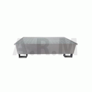 Bac de rétention  de futs pour liquides et produits chimiques dangereux