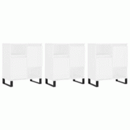 Helloshop26 - Buffet bahut commode armoire meuble de rangement organisateur cuisine salle de séjour salons 3 pcs brillant bois 02_0037040 - 300021318 Helloshop26 - Buffet bahut commode armoire meuble de rangement organisateur cuisine salle de séjour salons 3 pcs brillant bois 02_0037040 - 300021318