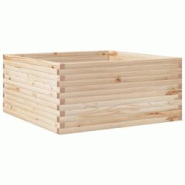 Helloshop26 - Jardinière bac lit surélevé plantes fleurs terrasse jardin 100 x 100 x 46 cm bois de pin massif marron 02_0037258 - 3000213821253 Helloshop26 - Jardinière bac lit surélevé plantes fleurs terrasse jardin 100 x 100 x 46 cm bois de pin massif marron 02_0037258 - 3000213821253