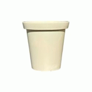 PLAST'UP ROTOMOULAGE Pot de fleurs rond xxl delight 200l - SABLE - beige 0637962081305