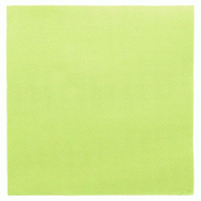 Serviette en ouate gaufré 2 plis vert anis 39x39cm - par 1200