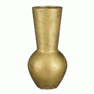 Vase Solaris or Ø23 x H 45 cm