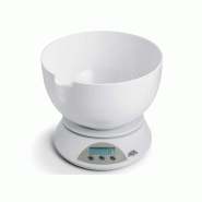 ADE balance de cuisine électronique 5kg/1g blanc KE707 - blanc 4260075850641