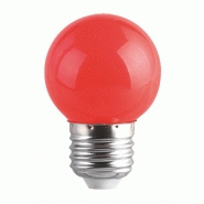 Ampoule led 1w e27 couleur rouge