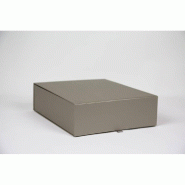Boîte pour bouteille bottlebox 28x32x9 taupe par 25