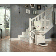 Chaise monte-escalier à assise pivotante - Siège et repose-pieds repliables - Dolce vita_1