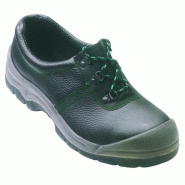 Chaussure de sécurité basse Azurite - Coverguard - cuir imperméable noir - Norme EN ISO 20345