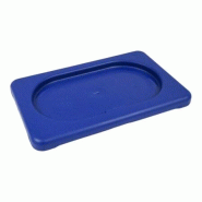 Couvercle Polypropylène Clippé GN 1/9 - HACCP Bleu - Gastroland - bleu plastique polypropylène 3701666009686