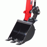 Godet 350 mm à 2 dents pour pelleteuse - pelle rétro ATV MW Tools GMAC1