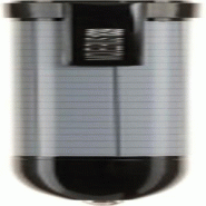 MIQUELRIUS Stylo bille métallique Back2Basics, largeur de trait L, encre bleue, coloris noir - 8422593119730