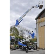 Nacelle araignée sur chenille 18m avec jib conçue pour être utilisée dans des espaces intérieurs - 18S