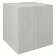 Podium Cage noyer clair 60x60x60cm