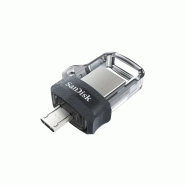 SanDisk Ultra Dual m3.0 lecteur USB flash 32 Go USB Type-A / Micro-USB 3.2 Gen 1 (3.1 Gen 1) Noir, A_0