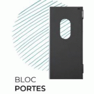 Bloc porte alimentaire 1 ou 2 vantaux polyethylene sch500