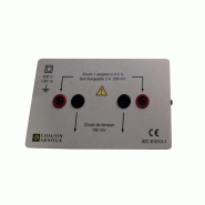 CHAUVIN ARNOUX - Shunt 1A - 0.1V - Double isolation - Connexion fiche banane 4mm - Série Enseignement