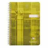 Clairefontaine Lot de 10 Carnet Metric A5, 100p./50 feuilles 90 g/m² reliure intégrale, ligné 8mm - 3329680853605