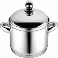 Hostelnovo del Valles Hostelnovo - Casserole inox induction 20 x 8,5 cm 2,6 L - argenté Acier inoxydable 18/10 M20