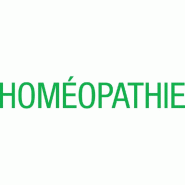 Sticker texte homéopathie vert 12.7x100 cm - Vinyle adhésif polymère M1 - Durabilité jusqu'à 10 ans