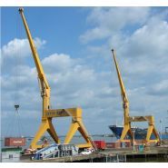 Tcc 230 grue portuaire - liebherr - capacité de levage max 45t