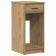 VidaXL Support de tour d'ordinateur tiroir chêne artisanal 35x45x77 cm Modèle Soho Premium - 858748